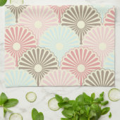 日本のなヴィンテージパターン キッチンタオル (折り畳み)