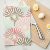 日本のなヴィンテージパターン キッチンタオル (四つ折り)