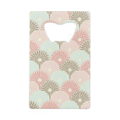 日本のなヴィンテージパターン クレジットカード栓抜き (裏面)