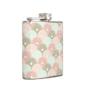 日本のなヴィンテージパターン フラスク (右)