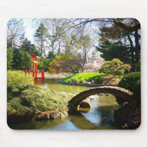 日本のな丘および池の庭 マウスパッド