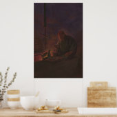 日本のな人の飲む為の絵画 ポスター (キッチン)