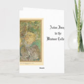 日本のな女の子、家庭で17世紀 カード (裏面)