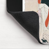 日本のな女性の著しく美しい絵画 マウスパッド (コーナー)