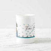 日本のな女性デザイン、中国のマグ ボーンチャイナマグカップ (正面)