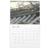 日本のな屋根瓦のカレンダー カレンダー (3月 2026)