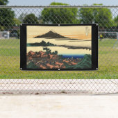 日本のな山の旗 横断幕 (インサイチュ)