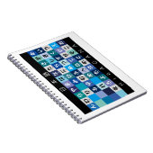 日本のな平仮名のテーブル ノートブック (右側)