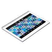 日本のな平仮名のテーブル ノートブック (左側)