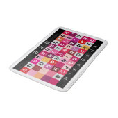 日本のな平仮名のテーブル バスマット (アングル)