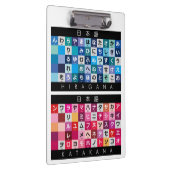 日本のな平仮名及び片仮名のテーブル クリップボード (右)