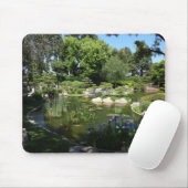 日本のな庭のコイの池および自然のマウスパッド マウスパッド (マウス)