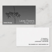 日本のな庭のタケの勾配 名刺 (正面/裏面)