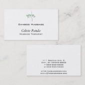 日本のな庭のタケ 名刺 (正面/裏面)