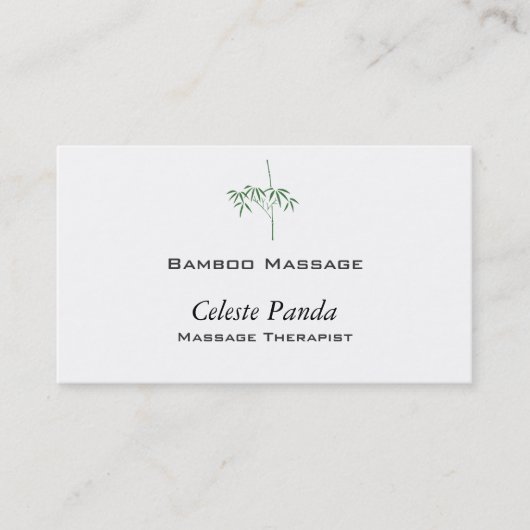 日本のな庭のタケ 名刺 (正面)