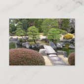 日本のな庭の日本庭園 名刺 (裏面)