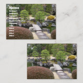 日本のな庭の日本庭園 名刺 (正面/裏面)