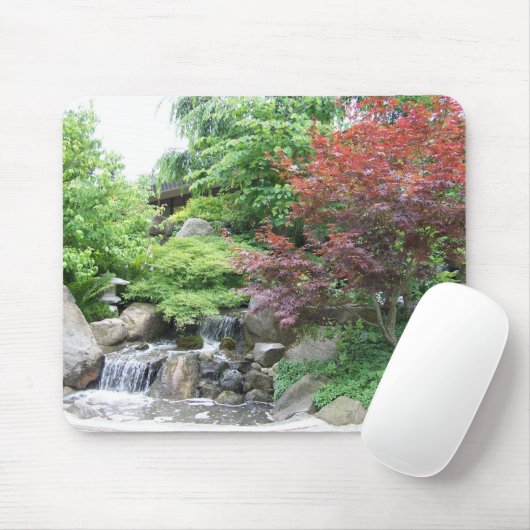 日本のな庭の滝のmousepad マウスパッド (マウス)