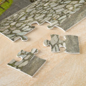 日本のな庭の秋のパズル ジグソーパズル (側面)