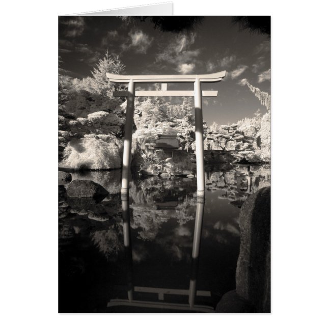 日本のな庭カード (正面)