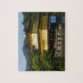 日本のな庭、Kinkaku-jiの寺院、京都、日本 ジグソーパズル (縦)