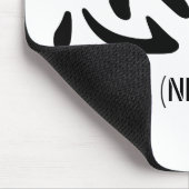 日本のな忍者の漢字 マウスパッド (コーナー)