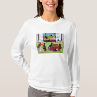 日本のな新年のラブラドール Tシャツ