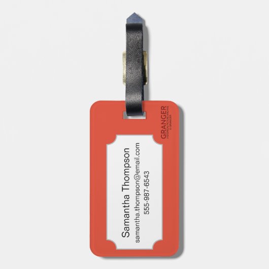 日本のな旗 ラゲッジタグ (裏面縦)