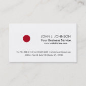 日本のな旗 名刺 (正面)