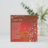 日本のな桜の招待状02 招待状 (スタンド正面)