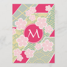 日本のな桜の桜幾何学的なパターン