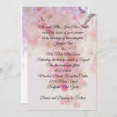 日本のな桜の結婚式 招待状 (正面/裏面)