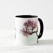 日本のな桜の花のマグ マグカップ (正面右)