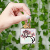 日本のな桜の花Keychain キーホルダー (手)