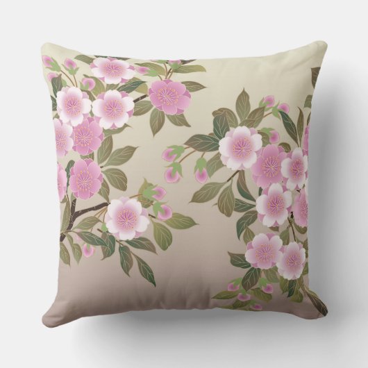 日本のな桜 クッション (裏面)