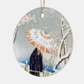 日本のな桜 セラミックオーナメント (左)