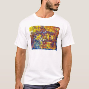 日本のな橋クロード・モネ Tシャツ
