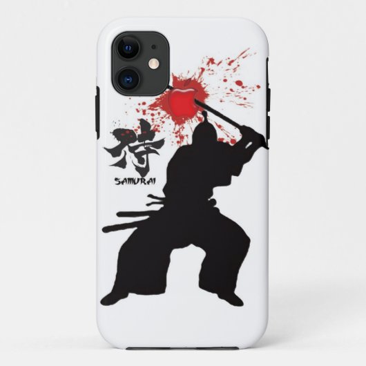 日本のな武士iPhone4の例 Case-Mate iPhoneケース (裏面)