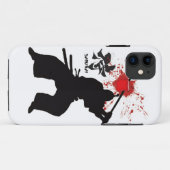 日本のな武士iPhone4の例 Case-Mate iPhoneケース (裏面(横))