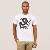 日本のな歩くのヘビ Tシャツ (正面フル)