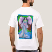 日本のな水小妖精や小人のTシャツ Tシャツ (裏面)