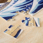 日本のな波のパズル ジグソーパズル (側面)