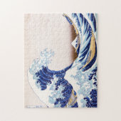 日本のな波のパズル ジグソーパズル (縦)