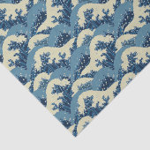 日本のな波パターン 薄葉紙 (詳細)