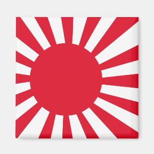 日本のな海軍旗のTシャツおよび服装 マグネット