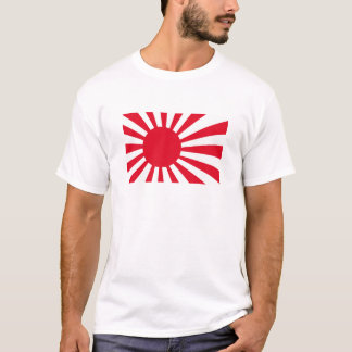 日本のな海軍旗のTシャツおよび服装 Tシャツ
