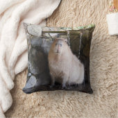 日本のな温泉のカピバラ クッション (ブランケット)