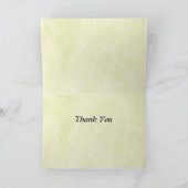 日本のな漢字のタケのサンキューカード サンキューカード (内部)