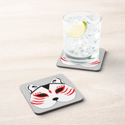 日本のな猫のマスク コースター (右側)