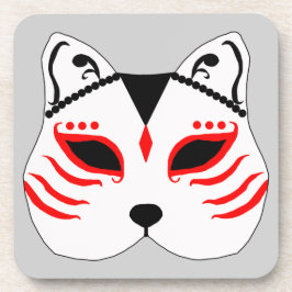 日本のな猫のマスク コースター